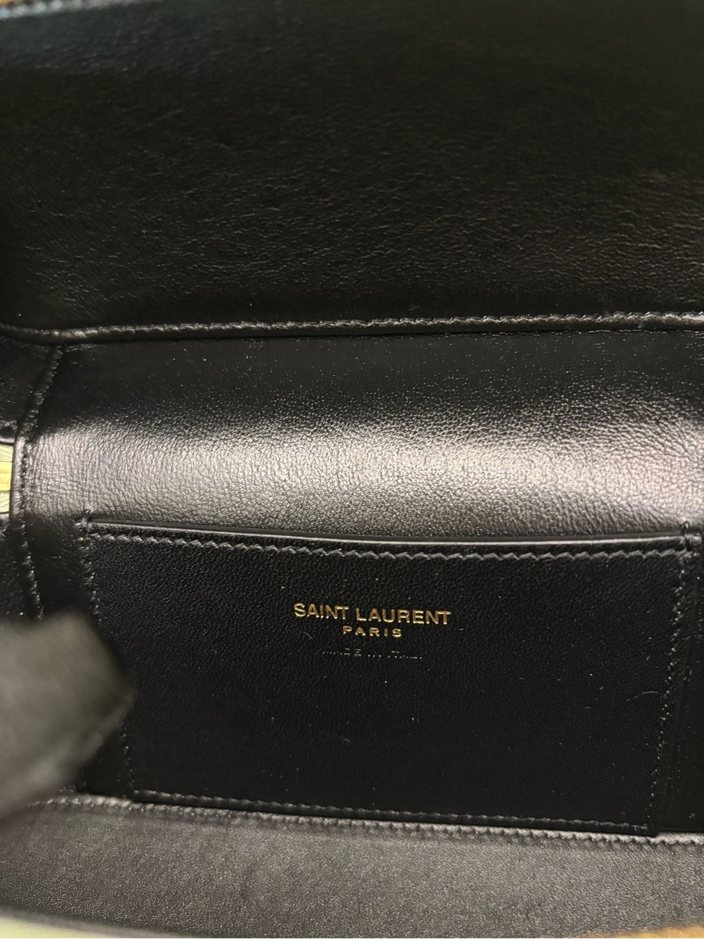 BNWT Authentic Saint Laurent Gabby Vanity Bag — Misty Jade with Gold Hardware - Picture 9 of 12